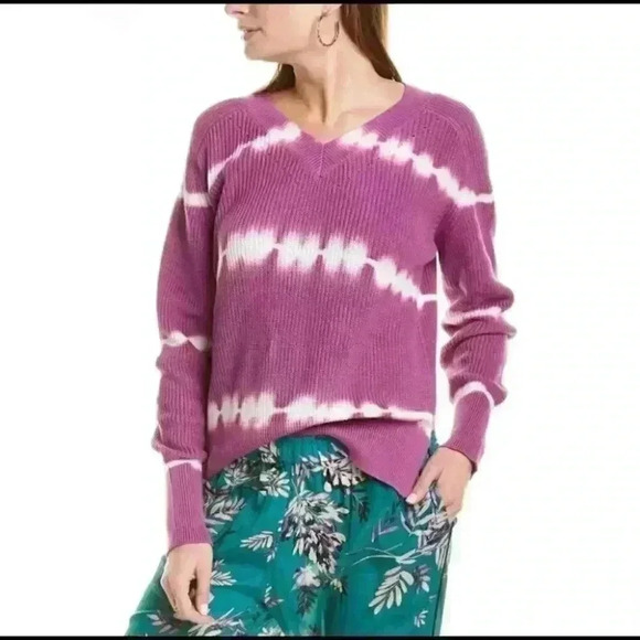 JOHNNY WAS TIE DYE PULLOVER SWEATER - SZ S - Picture 2 of 3